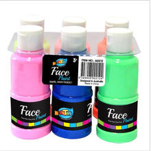 Precio competitivo 6 colores Kit de pintura para niños conjunto de pintura del dedo pintura lavable del dedo pintura lavable para niños